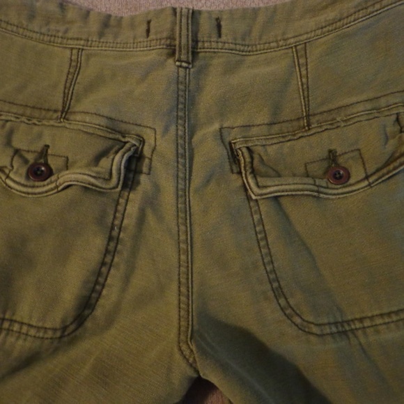 NWOT FREE PEOPLE Utility Boyfriend Pant 28 Button - Picture 7 of 8